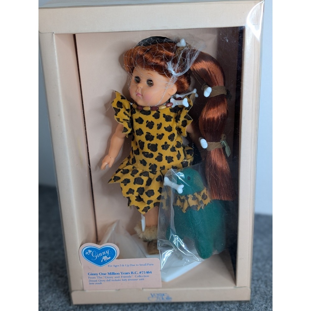 Vintage 1988 Vogue Dolls GINNY One Million Years BC. #71464 In Original Box READ